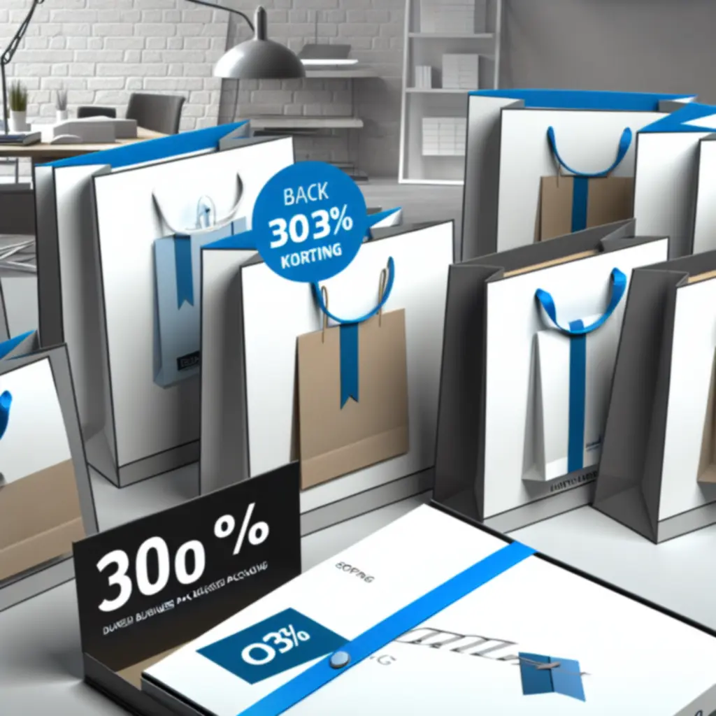 Promotionele weergave van zakelijke zakaanbiedingen en loyaliteitsvoordelen