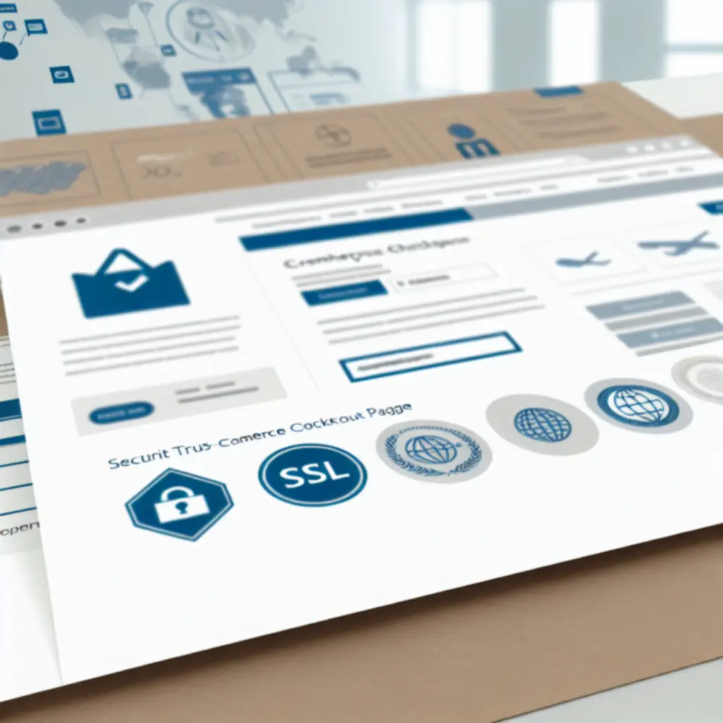 Beveiligings- en vertrouwenssymbolen voor de Packverto checkout