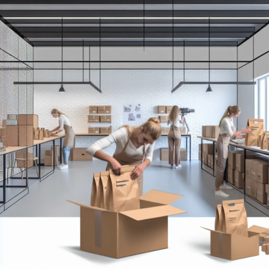 Voorbeelden van creatieve toepassingen met kraft verpakkingen